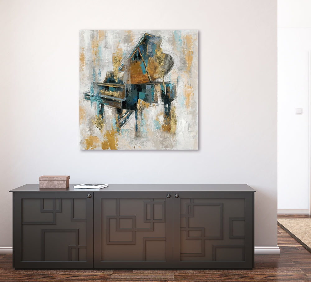 
Quadro dipinto a mano «Ali» 100 x 100 cm