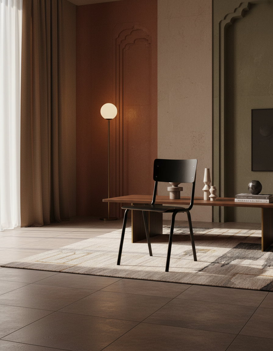 
Sedia di design di alta qualità „Back to School“ - Nero