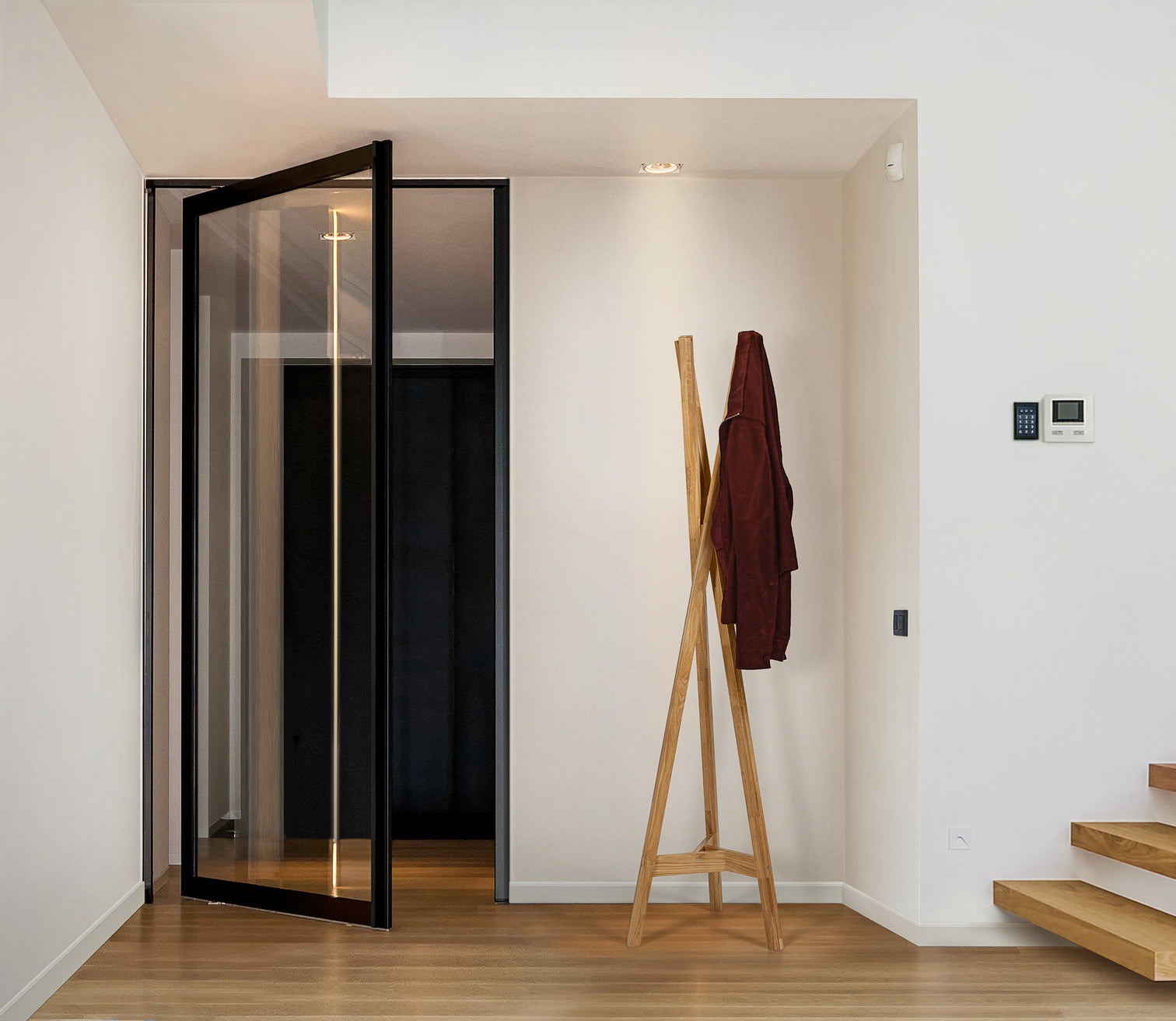 
Porte-manteau design « Clift » en chêne massif