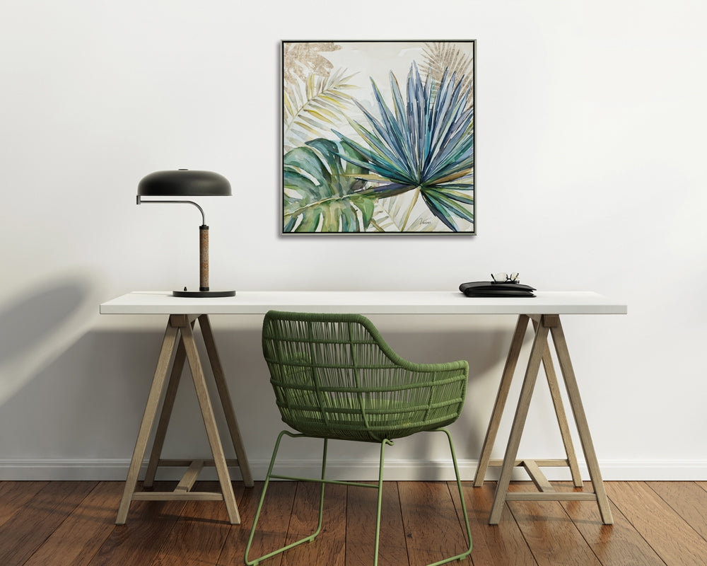 
Quadro dipinto a mano “Arte delle foglie” 62.5 x 62.5 cm
