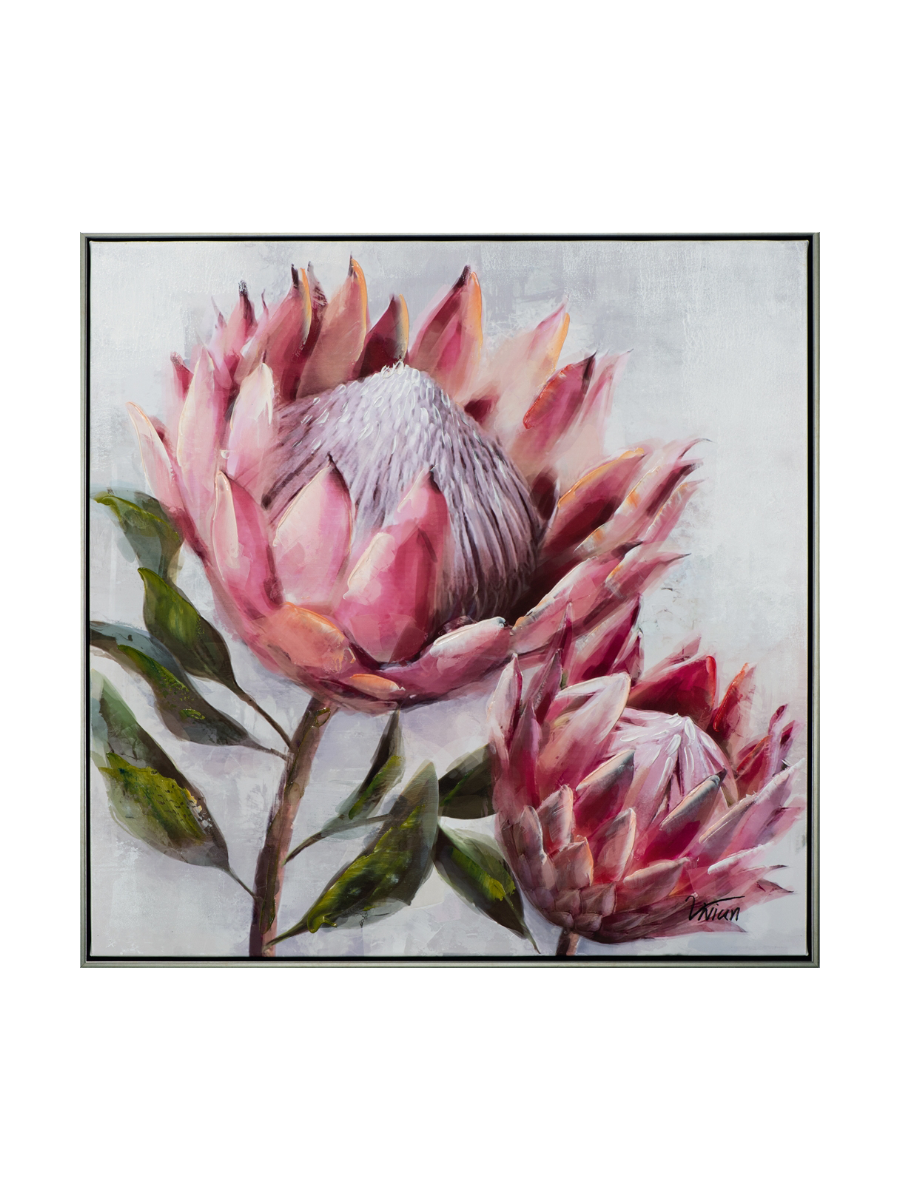
Quadro dipinto a mano “Protea II” 72.5 x 72.5 cm