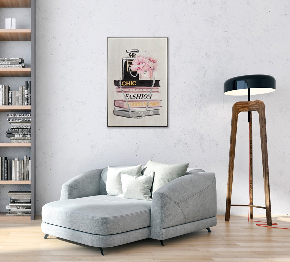 
Handgemaltes Bild „Fashionbücher“ 62.5 x 92.5 cm