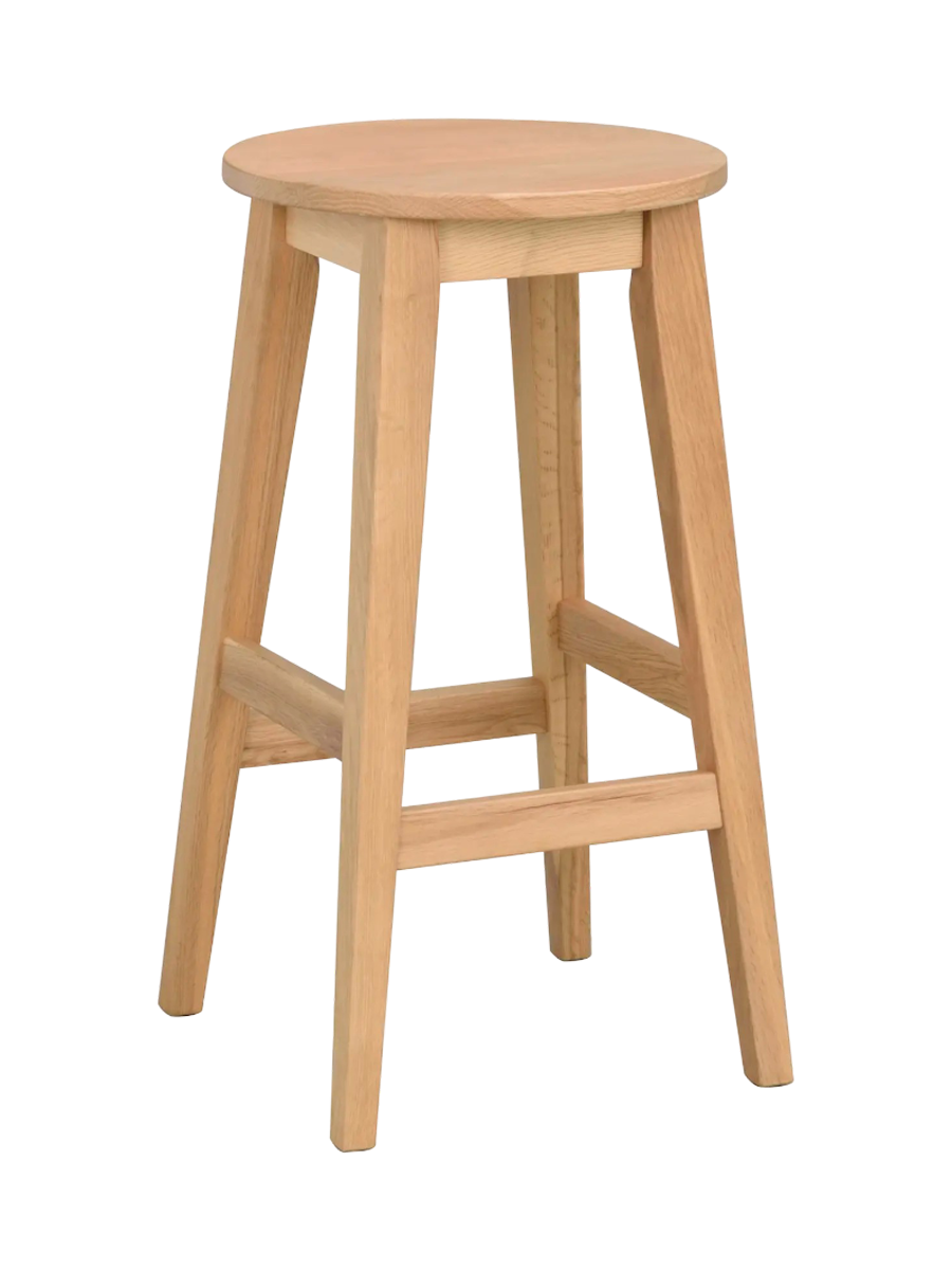 
Tabouret de bar de haute qualité « Austin » en chêne massif - Chêne naturel