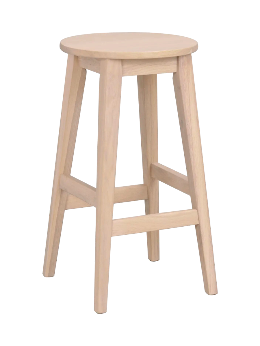 
Tabouret de bar de haute qualité « Austin » en chêne massif - Chêne clair