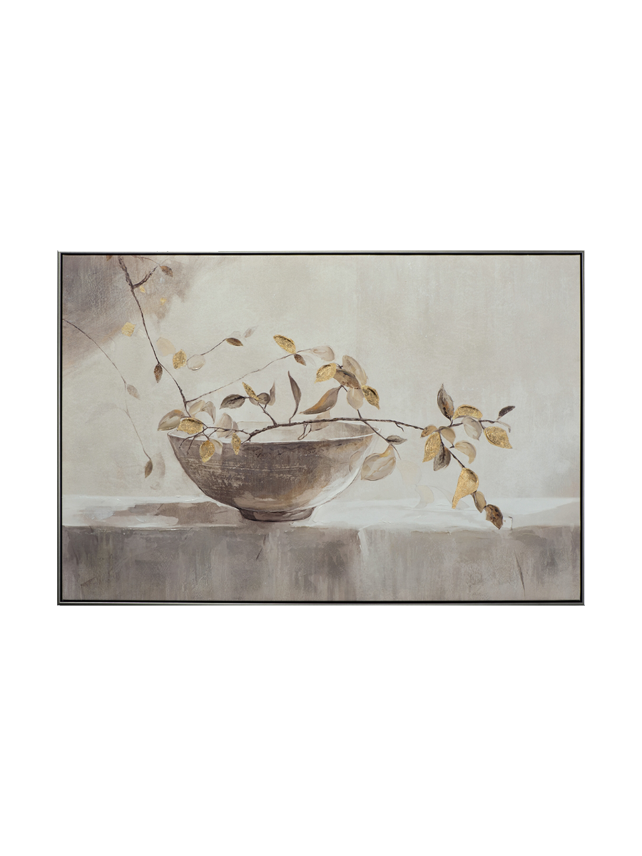 
Quadro dipinto a mano e incorniciato «Armonia Zen» 82.5 x 122.5 cm