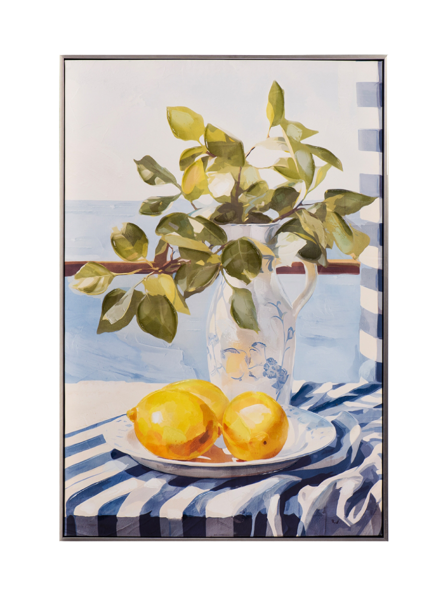 
Handgemaltes Bild „Zitronenküste“ 60 x 90 cm