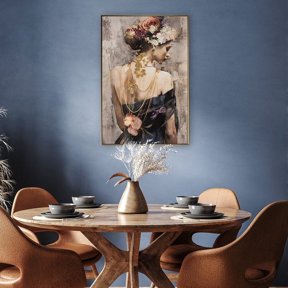 
Handgemaltes, gerahmtes Bild „Zarte Schönheit II“ 80 x 120 cm