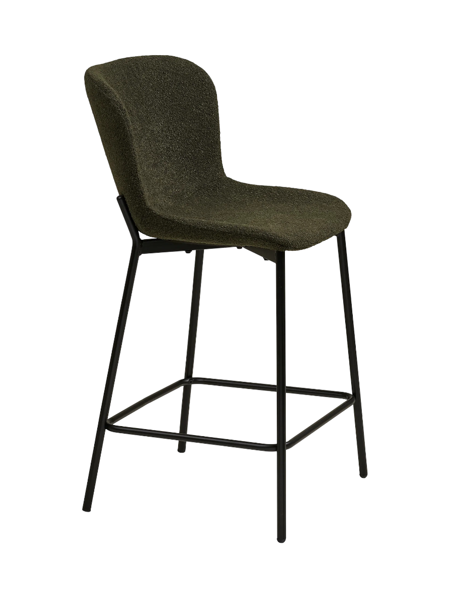 
Chaise de bar design « Macedo » - Vert foncé