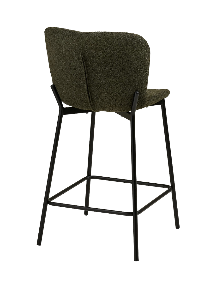 
Chaise de bar design « Macedo » - Vert foncé
