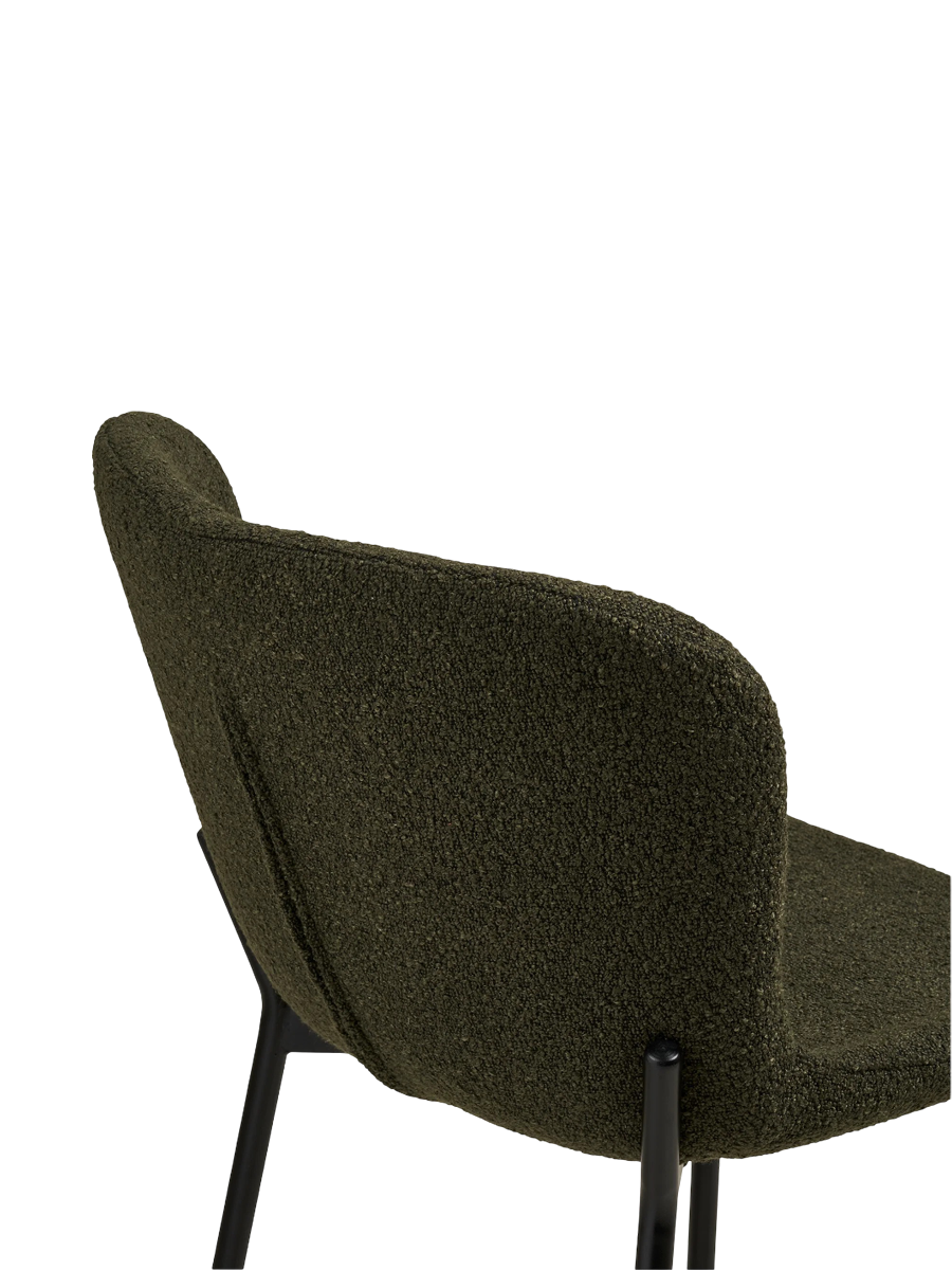 
Chaise de bar design « Macedo » - Vert foncé