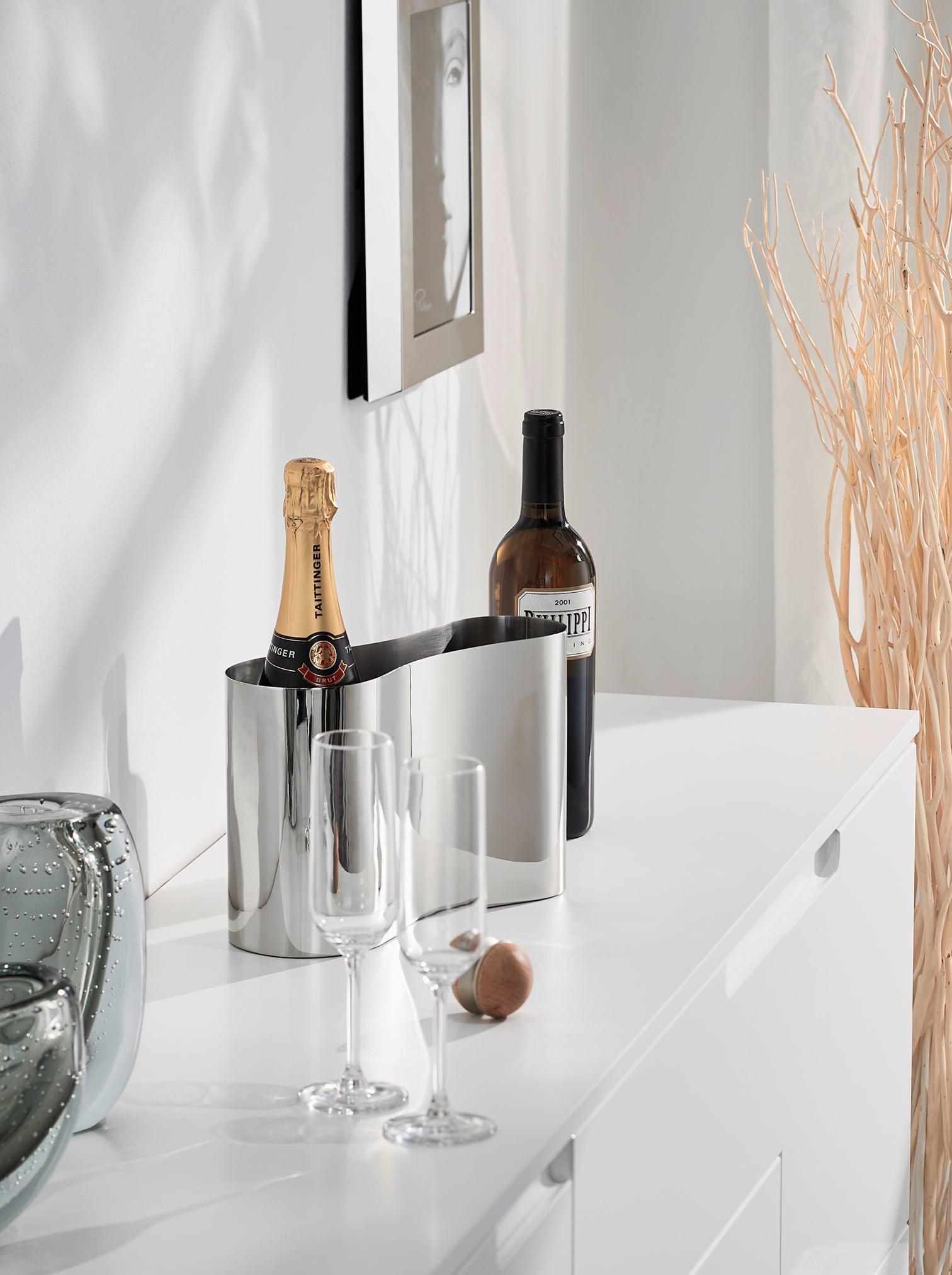 
Designer Wine and Champagne Cooler "Valerie"