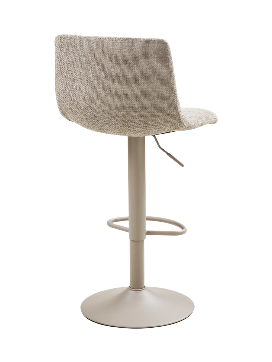 
Sgabello da bar di design «Middelfart» regolabile in altezza - Gamba: Grigio chiaro, seduta: Grigio chiaro