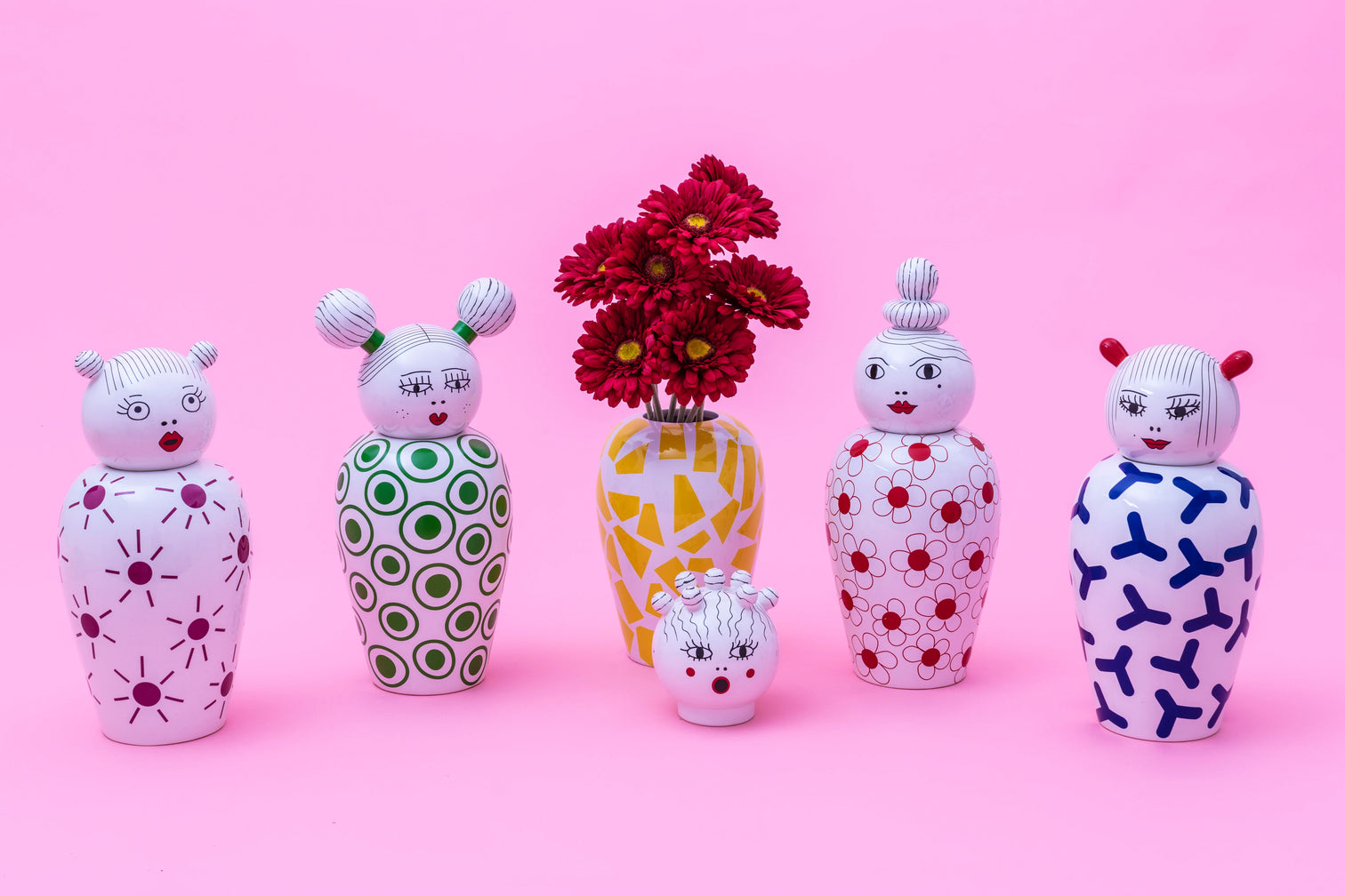 
Vase à couvercle Canopie Design « Pepa » en porcelaine