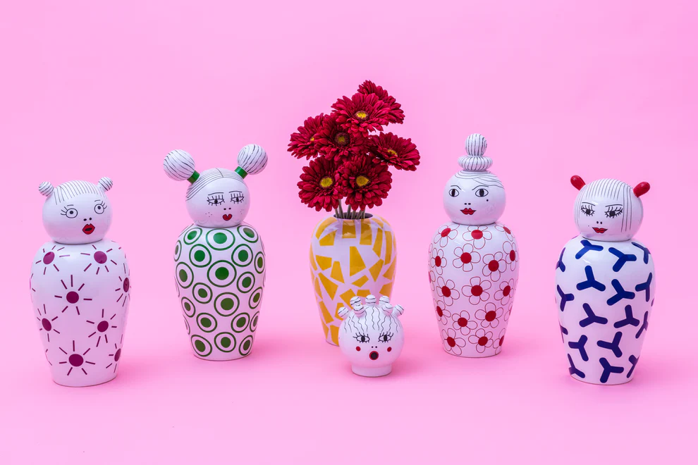 
Vase décorative « Lula » en porcelaine Canopie Design