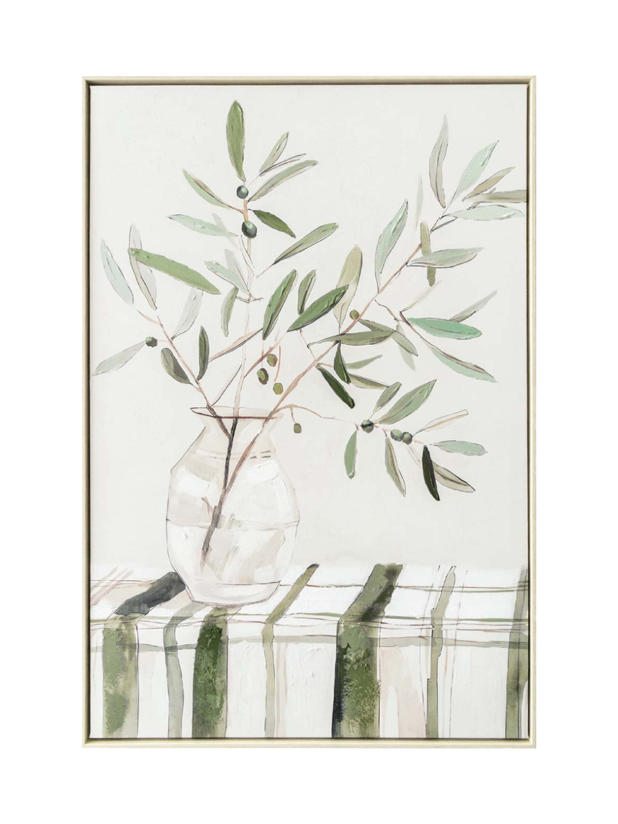 
Handgemaltes Bild „Olivenzweige“ 60 x 90 cm