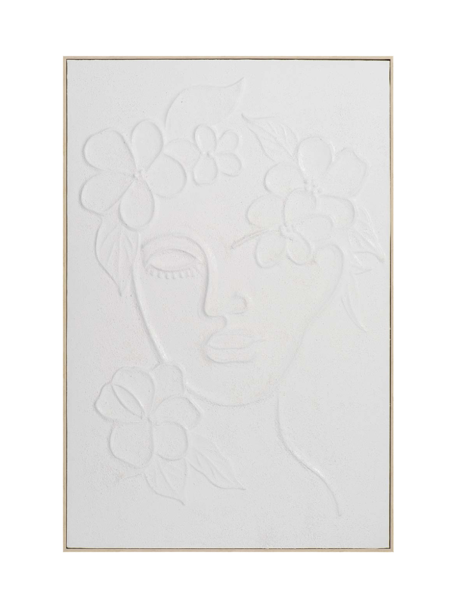 
Quadro dipinto a mano, con cornice, “Dama nascosta” 80 x 120 cm