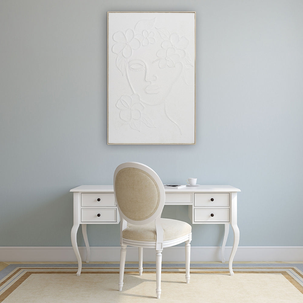 
Quadro dipinto a mano, con cornice, “Dama nascosta” 80 x 120 cm