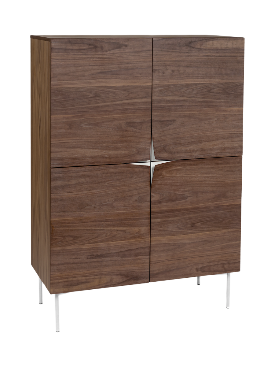 
"Flop" Highboard Design - Nut tree