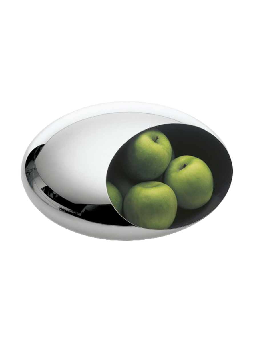
Coupe design « Cocoon » en acier inoxydable Ø 30 cm, acier inoxydable poli miroir