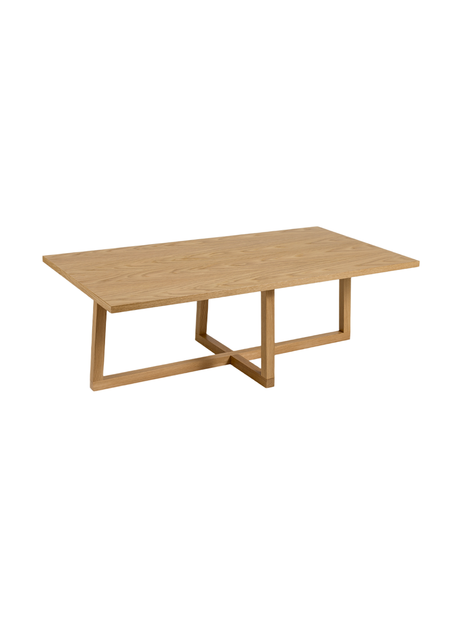 
Couchtisch „Bexleyheath“ aus massivem Eichenholz - Eiche Natural