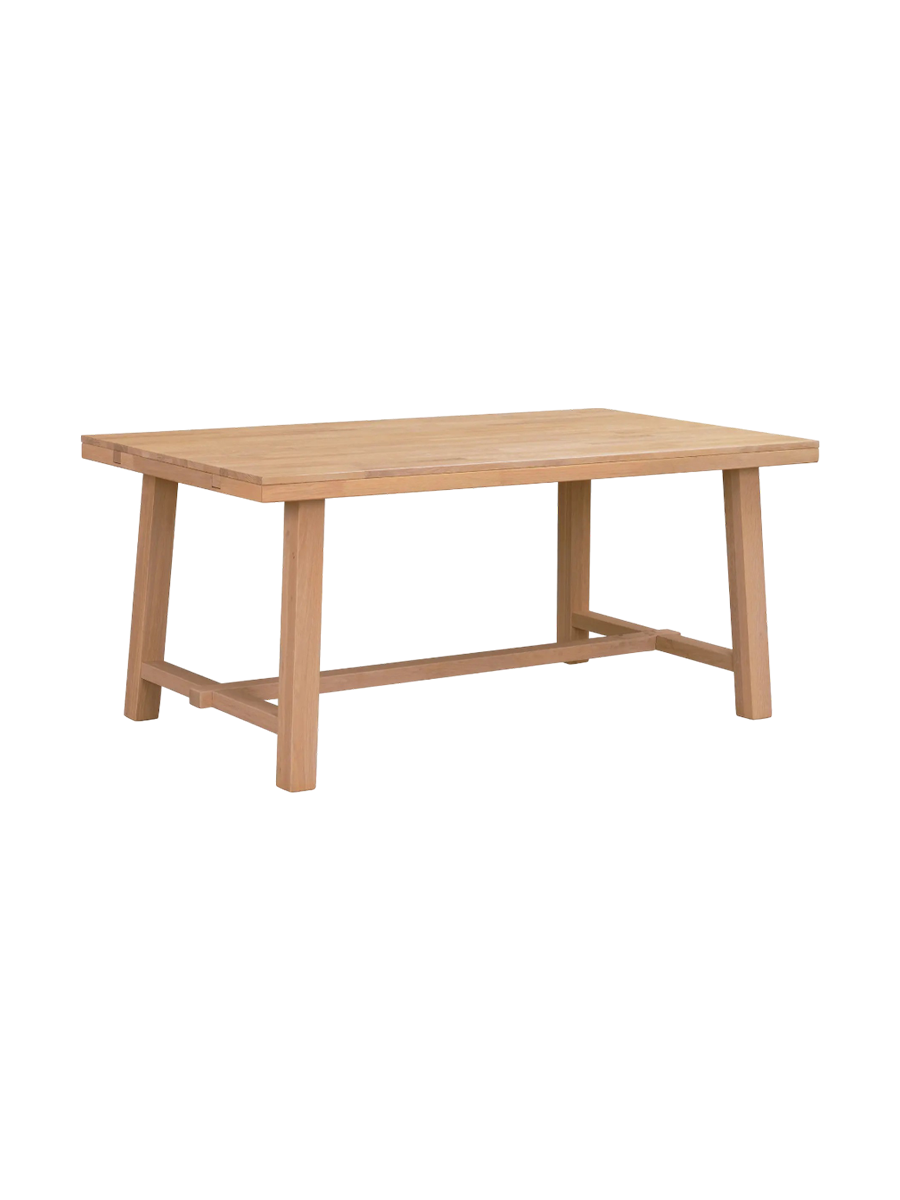
Ausziehbarer Esstisch „Brooklyn II“ aus massiver Eiche, 170-270 x 95 cm - Natural - 170 x 95 cm