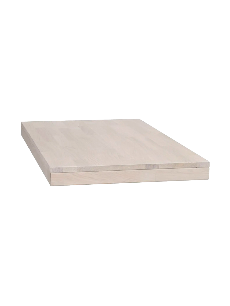 
Ausziehbarer Esstisch „Brooklyn II“ aus massiver Eiche, 220-320 x 95 cm - Eiche hell - Mit 2 Verlängerungsplatten, 320 x 95 cm