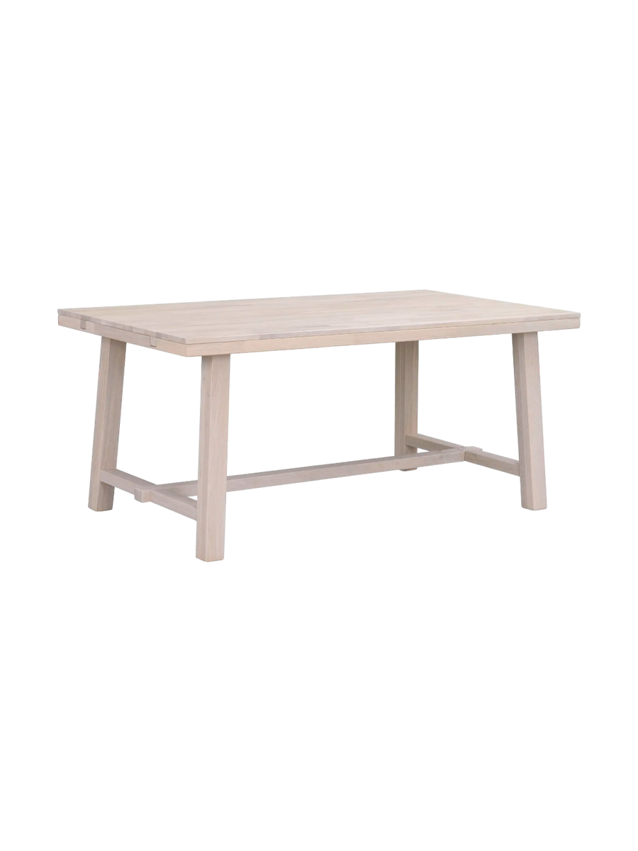 
Ausziehbarer Esstisch „Brooklyn II“ aus massiver Eiche, 170-270 x 95 cm - Eiche hell - 170 x 95 cm