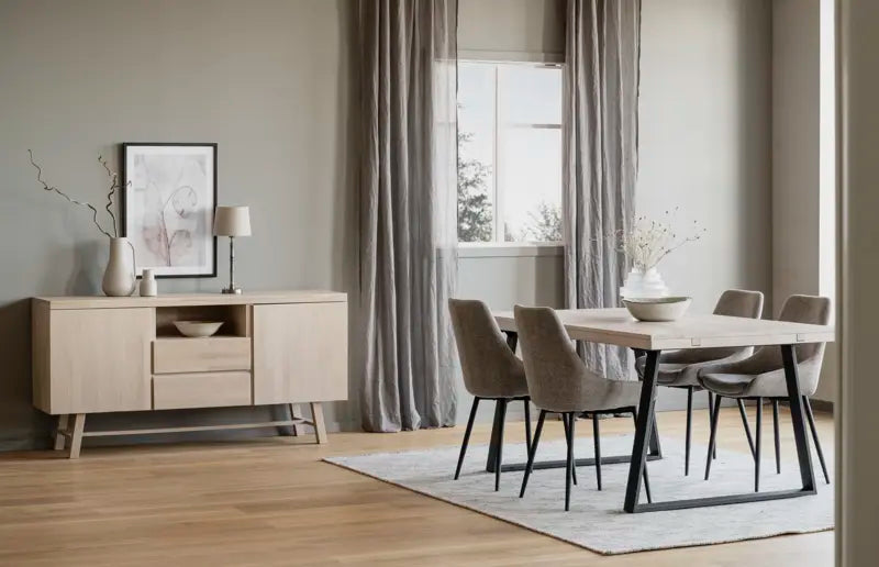 
Madia di design «Brooklyn» in rovere massello - Rovere chiaro