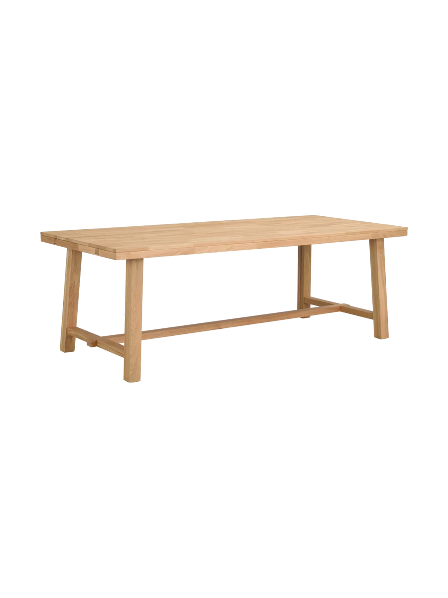 
Ausziehbarer Esstisch „Brooklyn II“ aus massiver Eiche, 220-320 x 95 cm - Natural - 220 x 95 cm