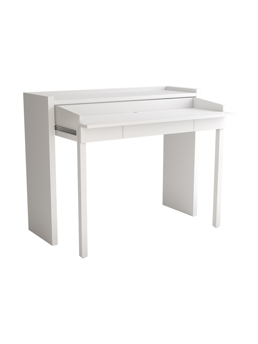 
"Moritz" Console Desk with Extendable Work Surface - White