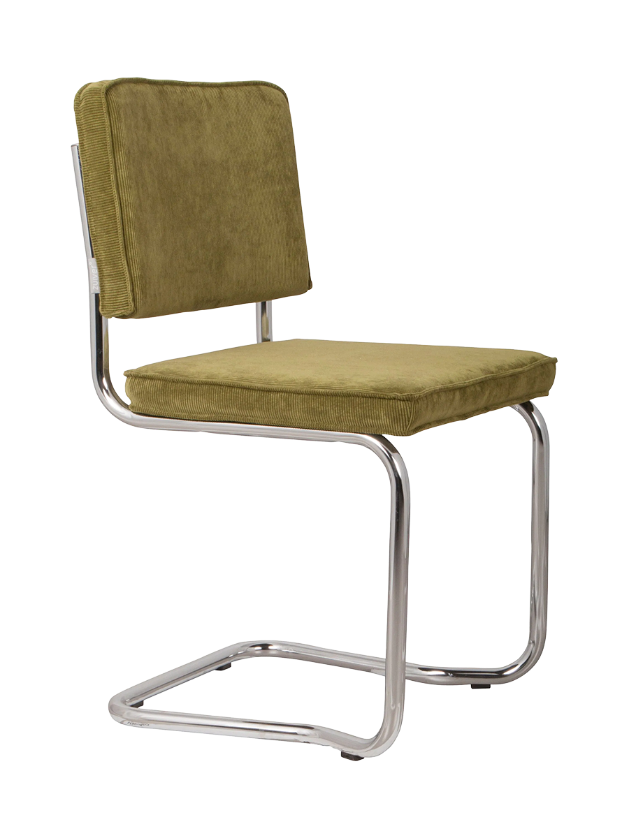 
Chaise design cantilever « Ridge Kink Rib » - Vert / Argent