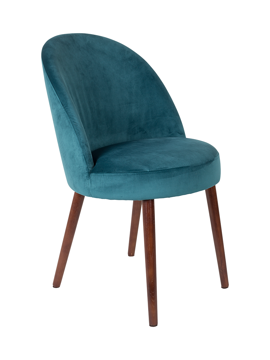 
Designer chair "Barbara" - Velvet Petrol