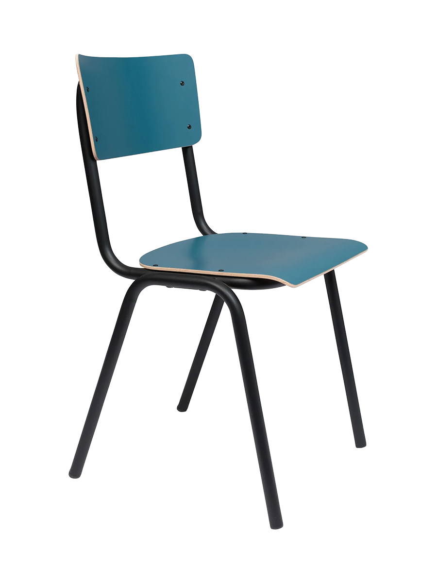 
Sedia di design di alta qualità „Back to School“ - Verde petrolio opaco