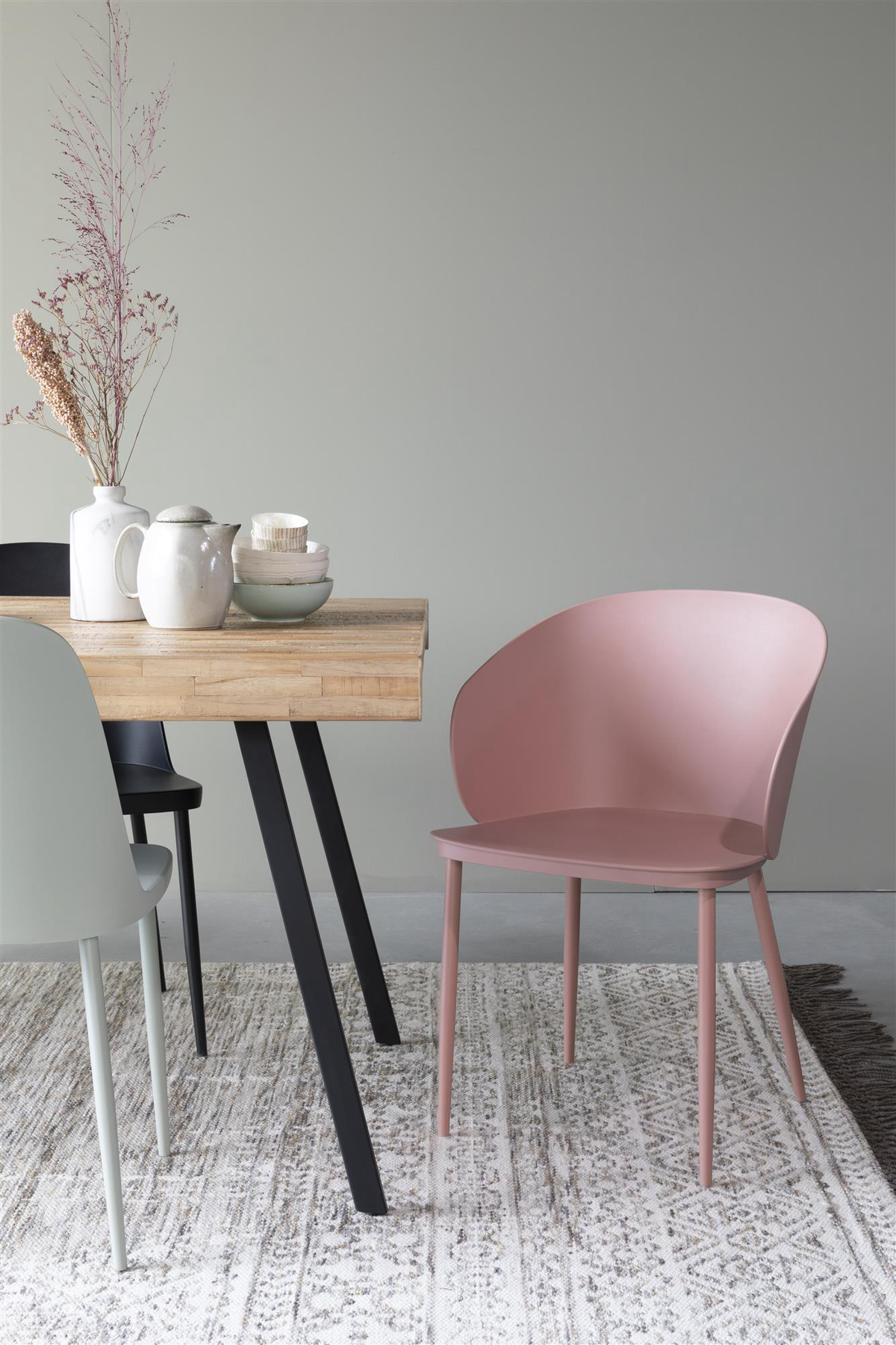 
High-Quality Dining Chair "Gigi" - Pink