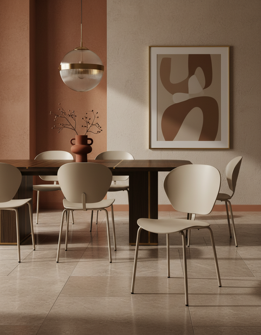 
Sedia da pranzo sostenibile „The Ocean“ - Beige