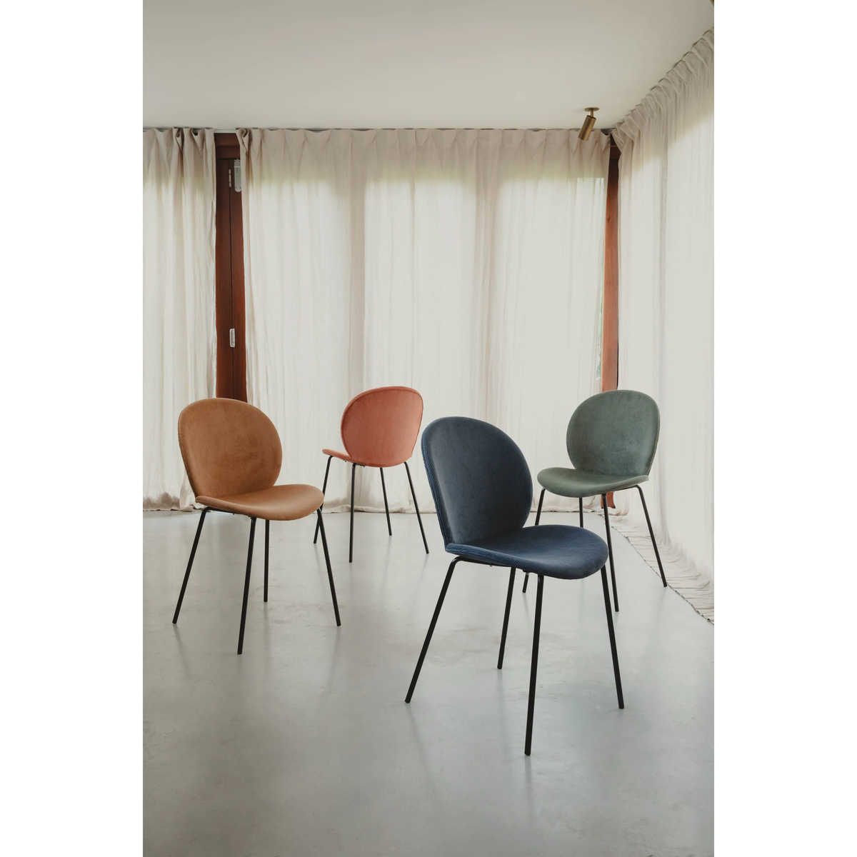 
Sedia da pranzo di alta qualità „Bonnet“ - Verde