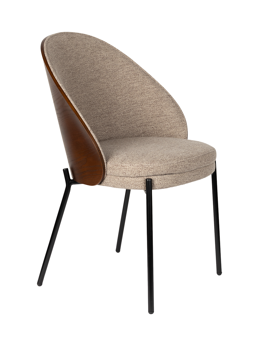
Sedia di design di alta qualità «Rodin» - Beige/Marrone
