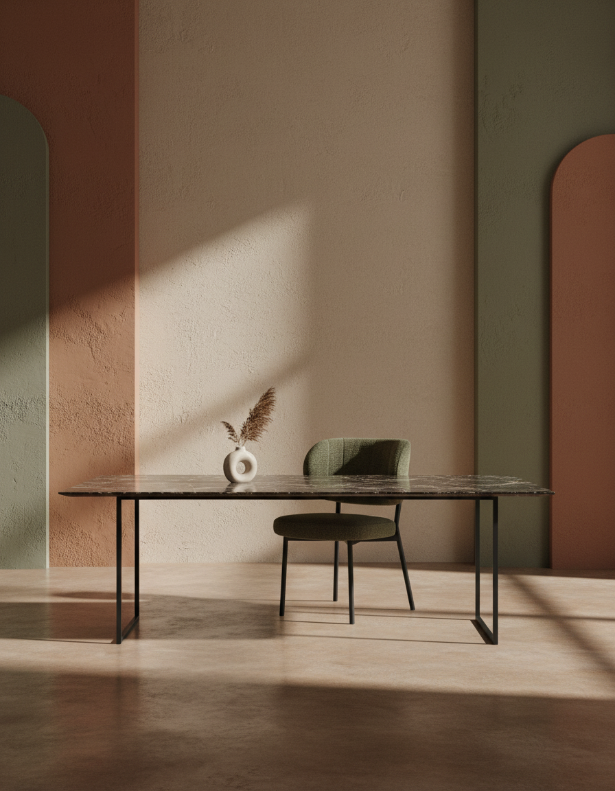 
Sedia da pranzo di alta qualità «Sanne» - Struttura: Nero, Imbottitura: Verde