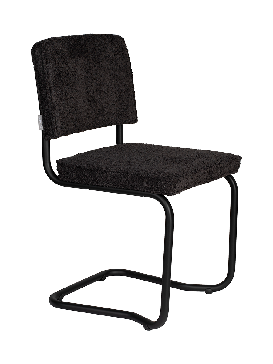 
Chaise design cantilever « Ridge Kink Rib » - Noir