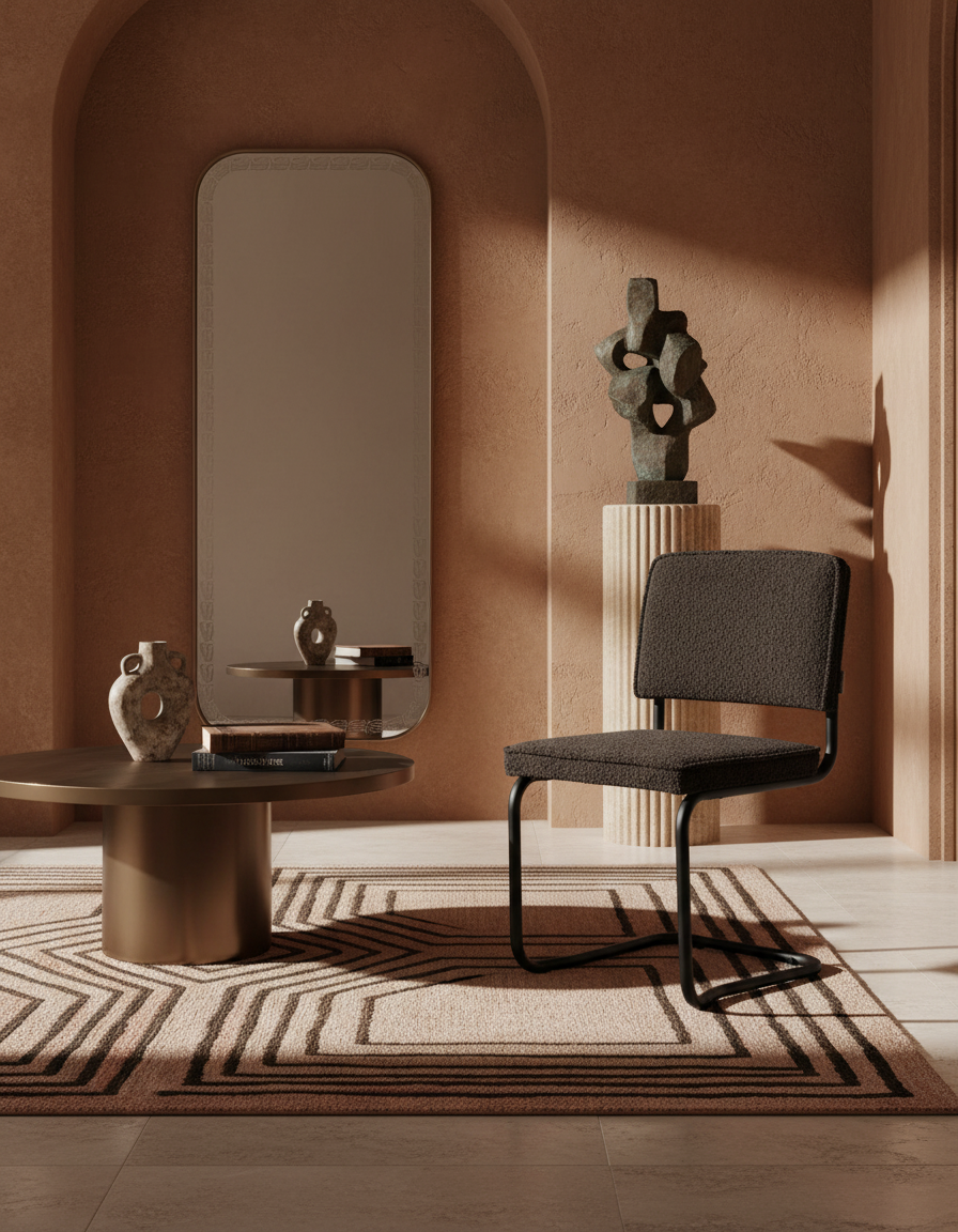 
Chaise design cantilever « Ridge Kink Rib » - Noir