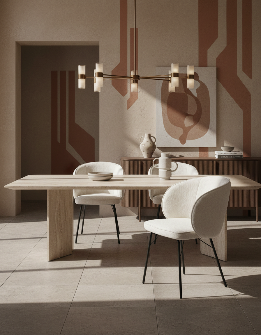 
High-Quality Dining Chair "Joa" - Ecru