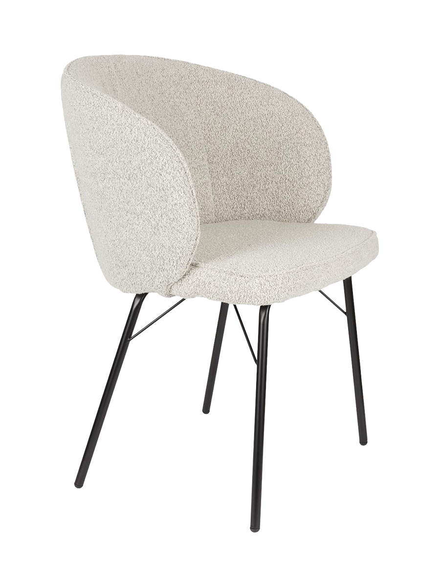 
High-Quality Dining Chair "Joa" - Light Beige