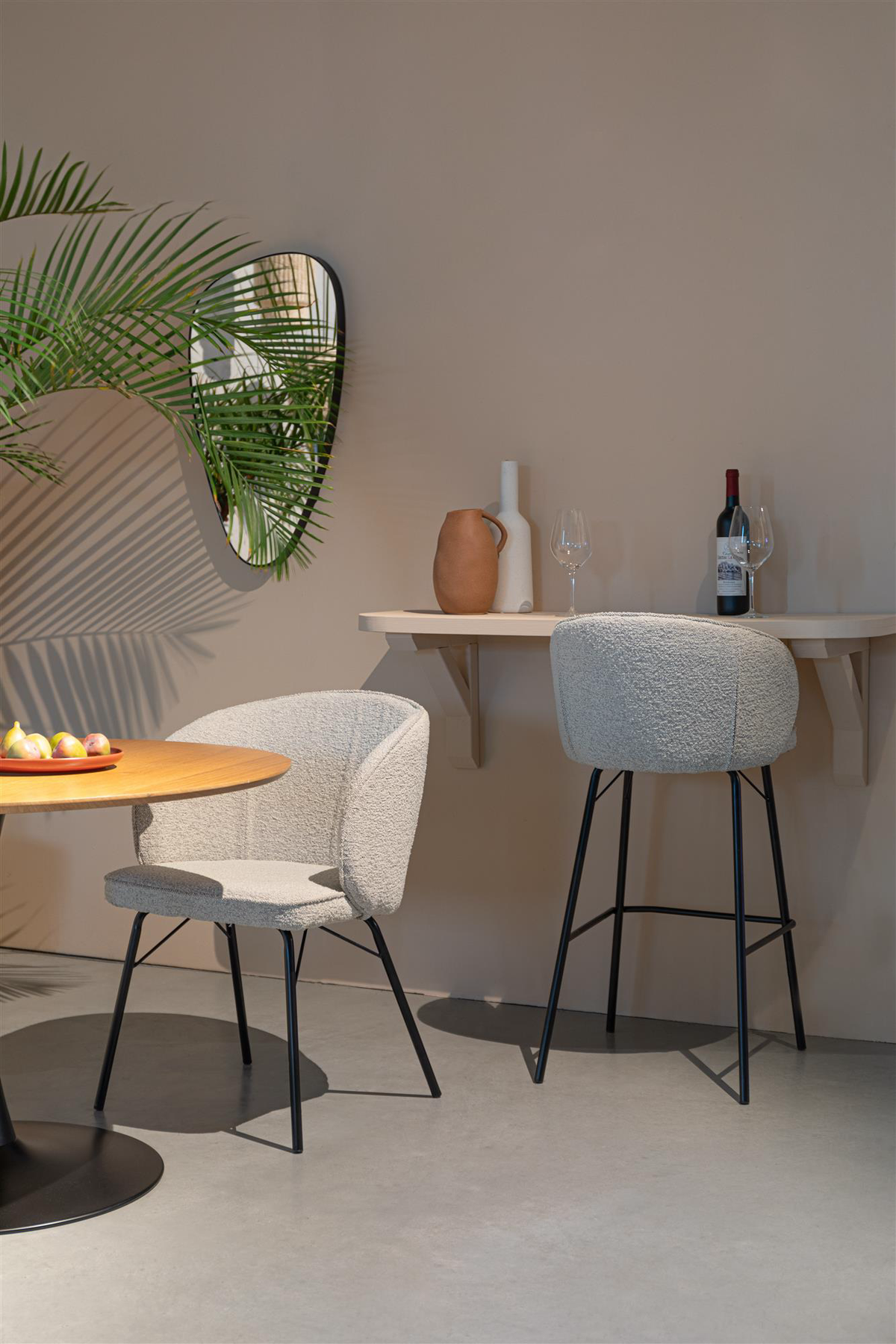 
High-Quality Dining Chair "Joa" - Light Beige