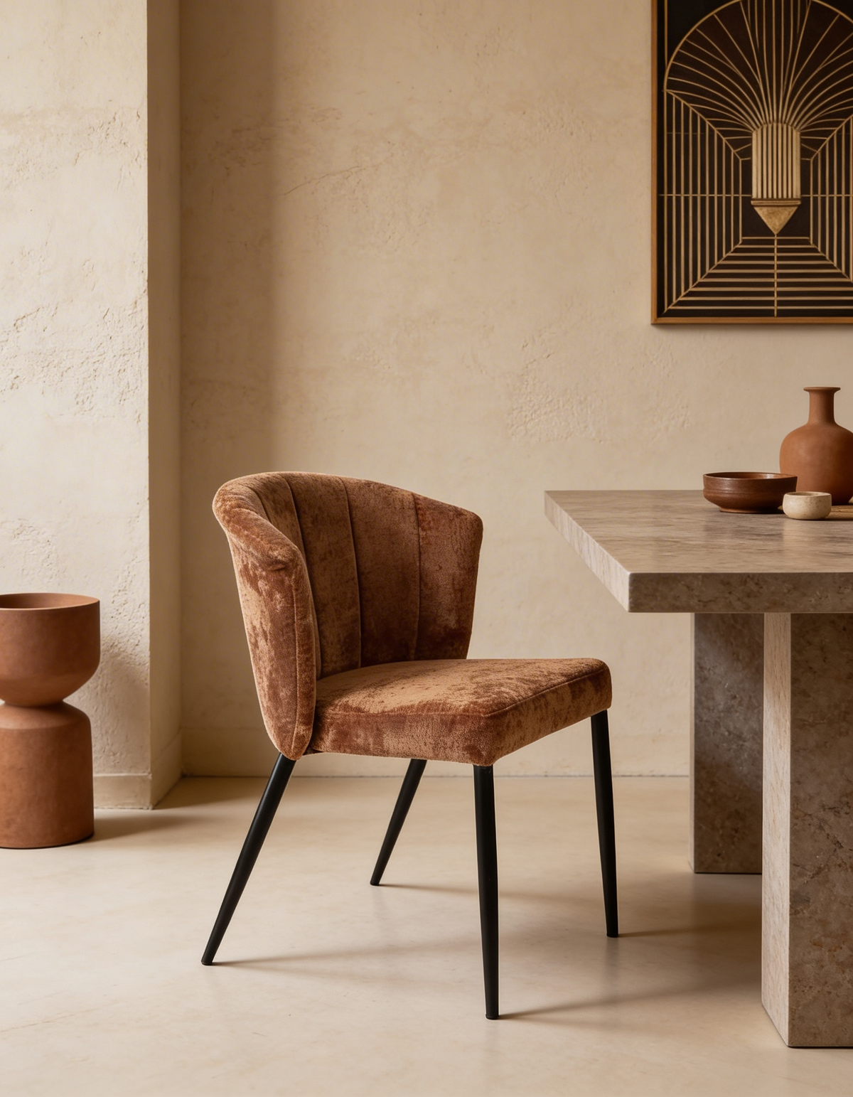 
Sedia di design di alta qualità «Georgia» - Terra