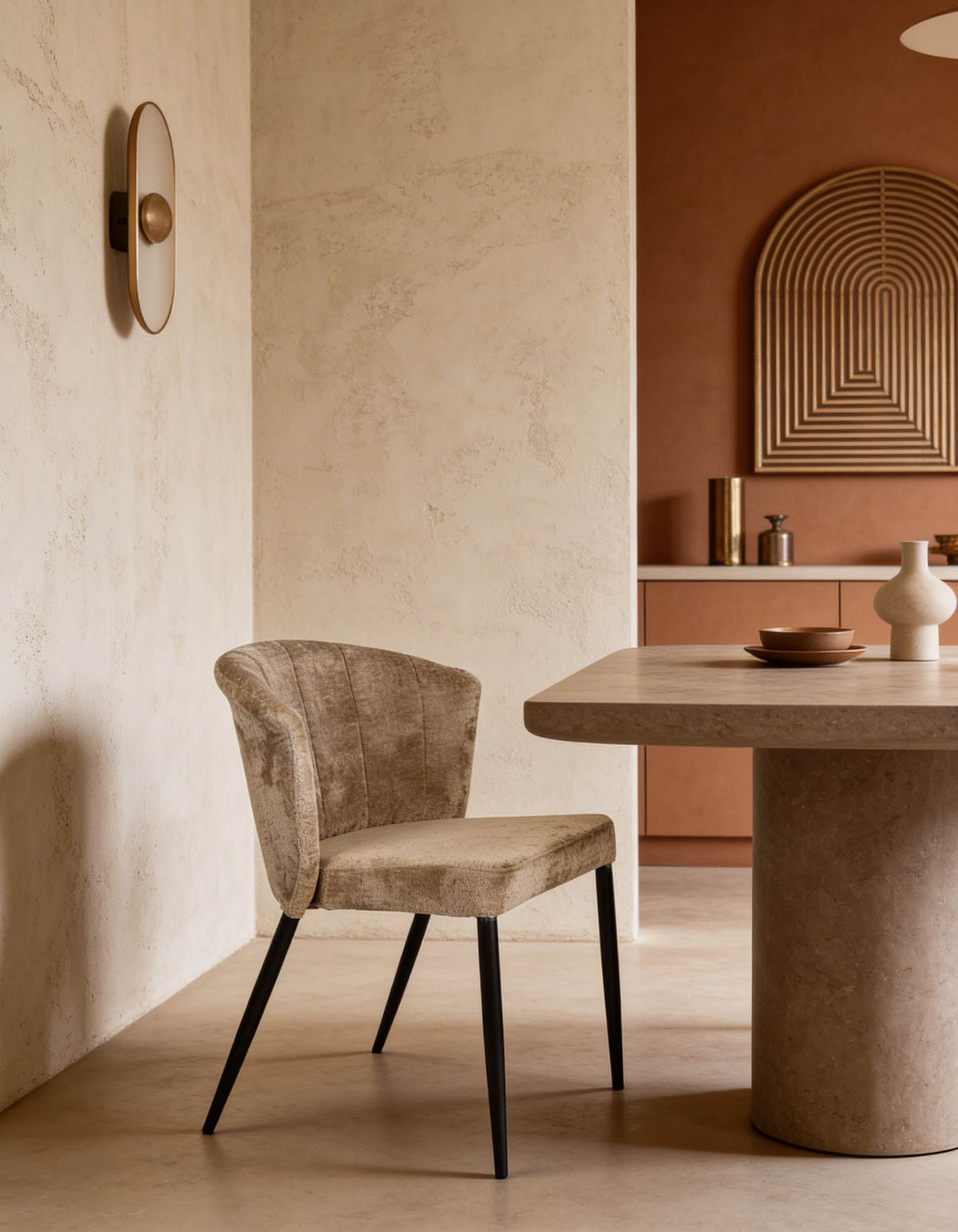 
Sedia di design di alta qualità «Georgia» - Beige