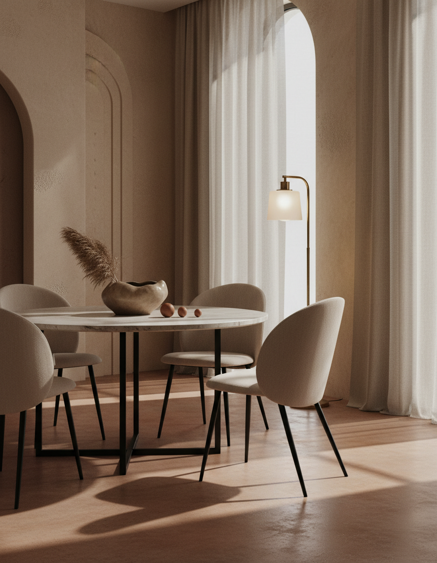 
Sedia di design di alta qualità „Cozy“ - Beige