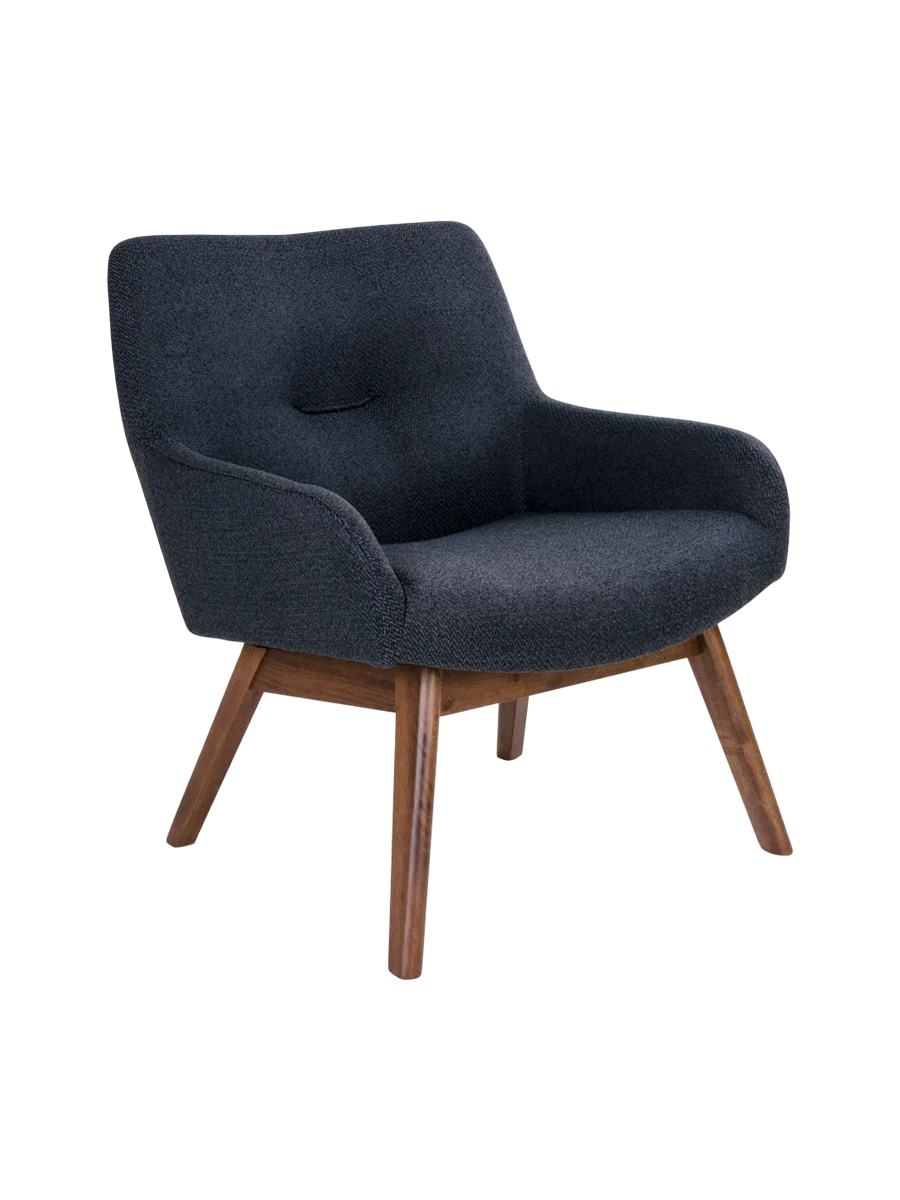 
Designer lounge chair “London” - Dark blue