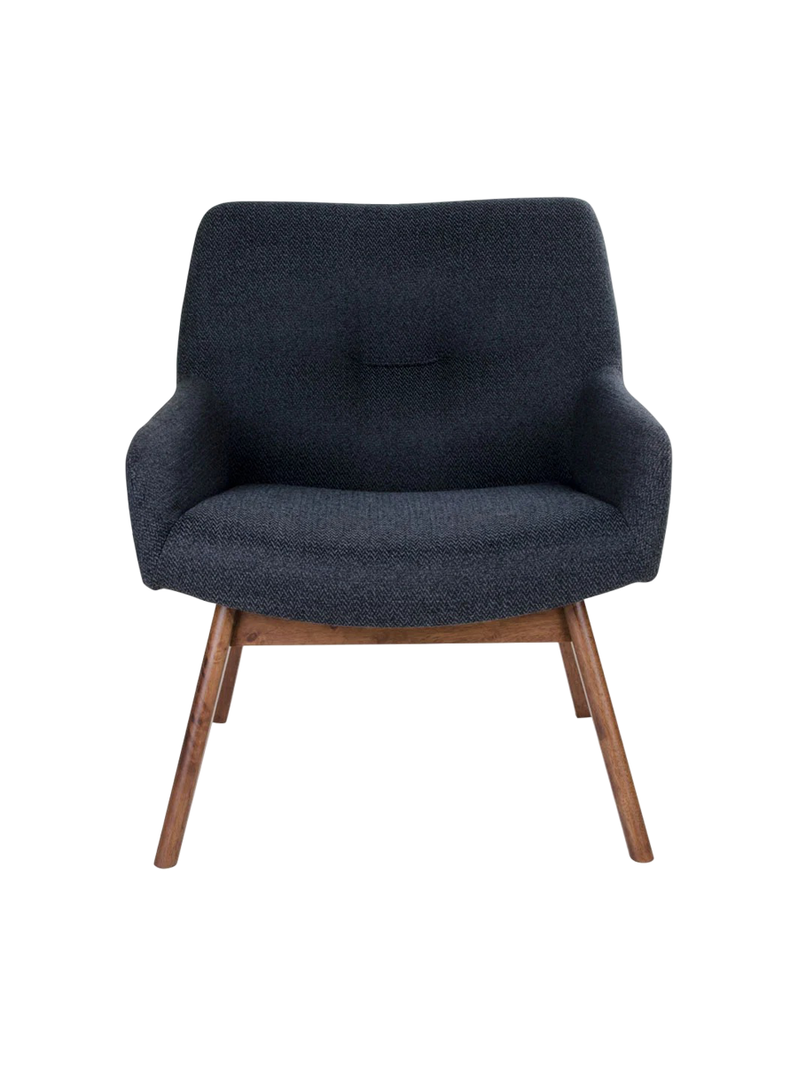
Poltrona lounge di design «London» - Blu scuro