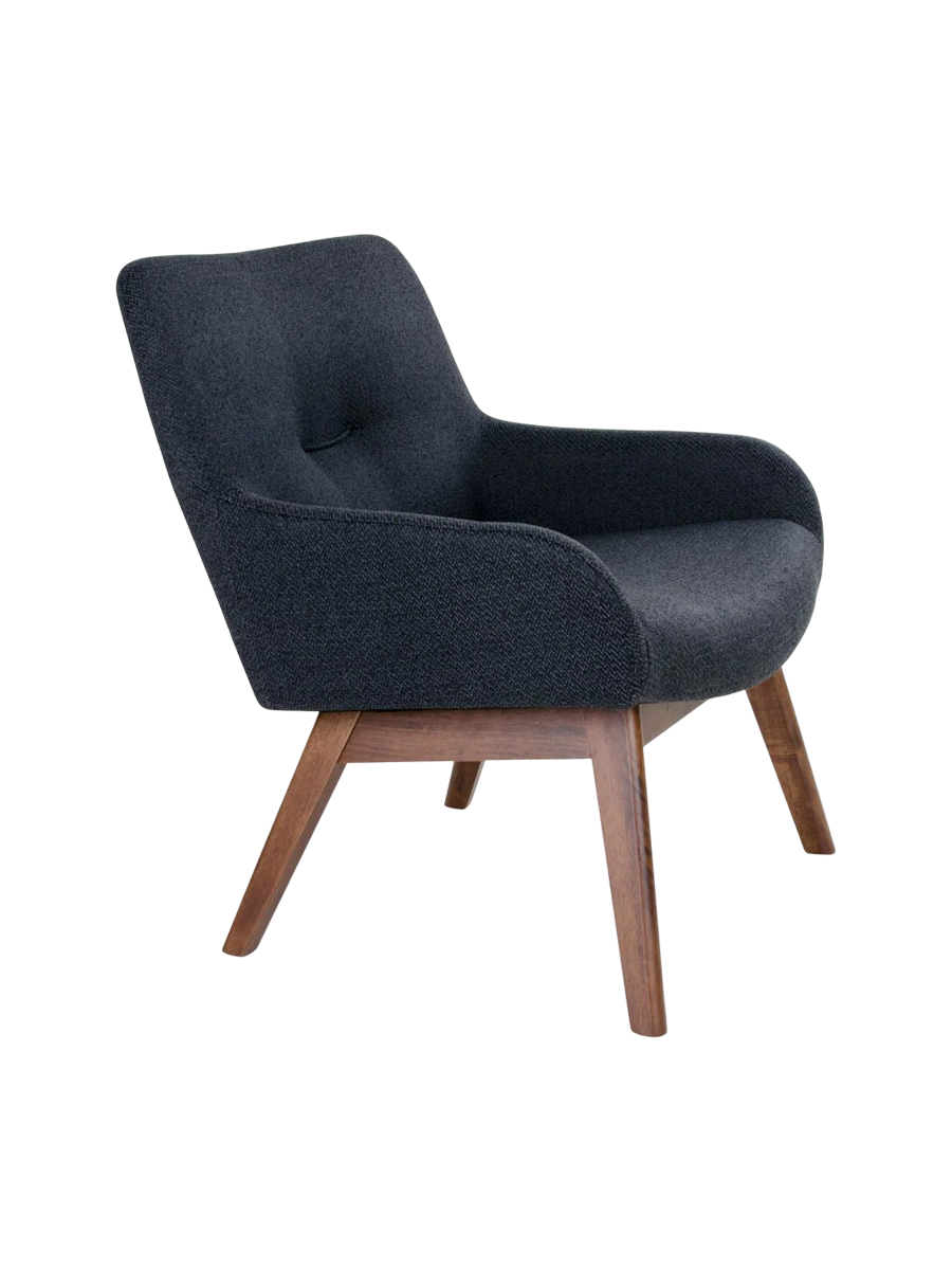 
Designer lounge chair “London” - Dark blue