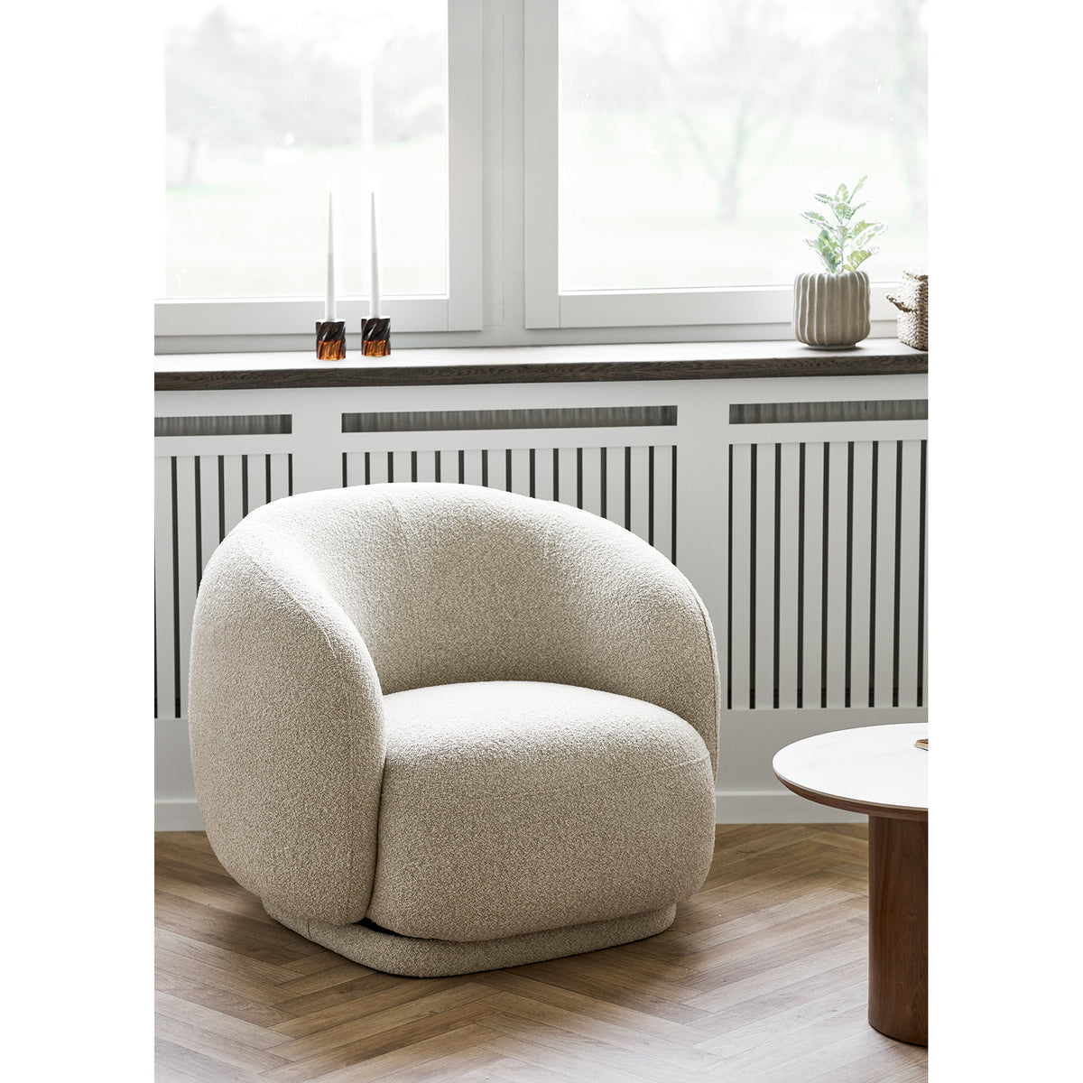 
Poltrona lounge di design «Hawkes» girevole
